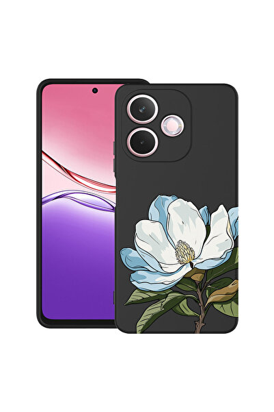 bestcase Husă Ultra Subțire pentru OPPO A5 Pro, Florală - Magnolie Albastră, ...
