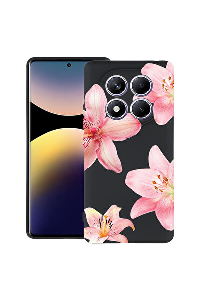 bestcase Υπέρλεπτη Θήκη για Xiaomi Redmi Note 15 5G, Φλοράλ - Κομψός Ροζ Λωτό...