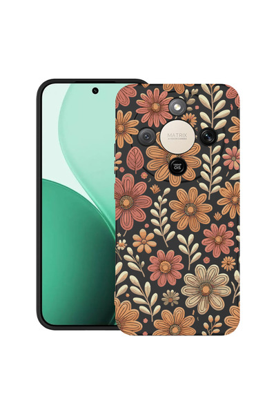 bestcase Υπέρλεπτη Θήκη για Honor Magic 8 Lite / X9d / X70, Φλοράλ Φθινοπωριν...