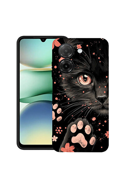 bestcase Husă Ultra Subțire pentru Xiaomi Redmi A5 (171mm), Pisică Neagră, 31...