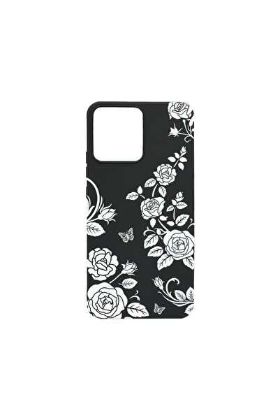 bestcase Υπέρλεπτη Θήκη για Xiaomi Redmi Note 12 Pro 5G, Φλοράλ - Μαύρο Τριαν...