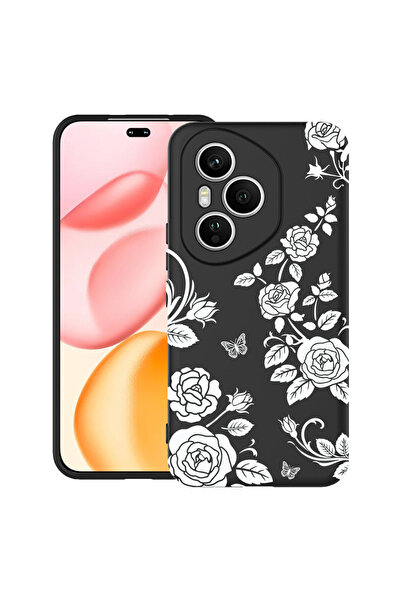 bestcase Υπέρλεπτη Θήκη για OPPO Reno13, Φλοράλ - Μαύρο Τριαντάφυλλο, 2052043...
