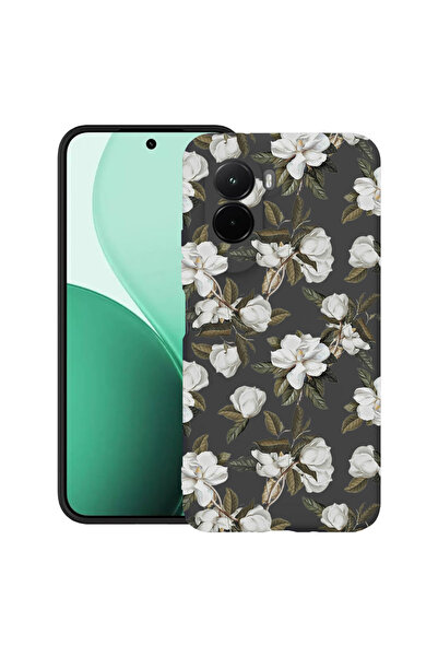 bestcase Υπέρλεπτη Θήκη για Poco M7, Φλοράλ - Παστέλ Άνθη Μανόλιας, 3119618 B...