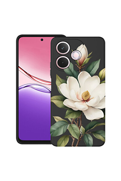 bestcase Υπέρλεπτη Θήκη για OPPO A5 Pro, Φλοράλ - Λευκή Μανόλια, 2052045 B 2052