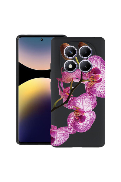 bestcase Υπέρλεπτη Θήκη για Xiaomi Redmi Note 14 Pro 4G, Φλοράλ - Ροζ Ορχιδέα...