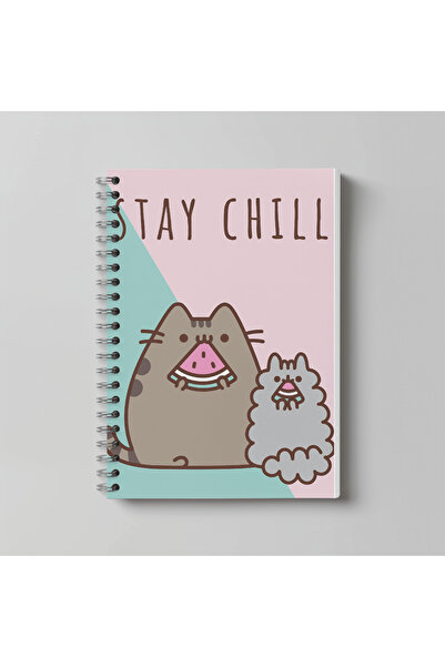 nihonwosekai Τετράδιο Anime Pusheen, μέγεθος Α4, 60 φύλλα, χωρίς γραμμές, με ...
