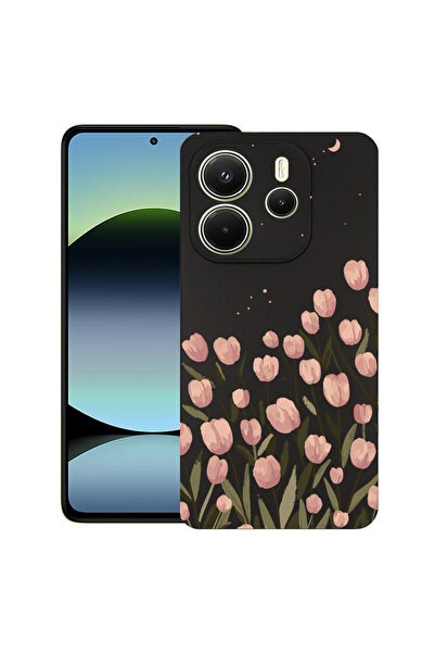 bestcase Υπέρλεπτη Θήκη για Xiaomi Redmi Note 14 5G, Φλοράλ - Παστέλ Τουλίπα,...