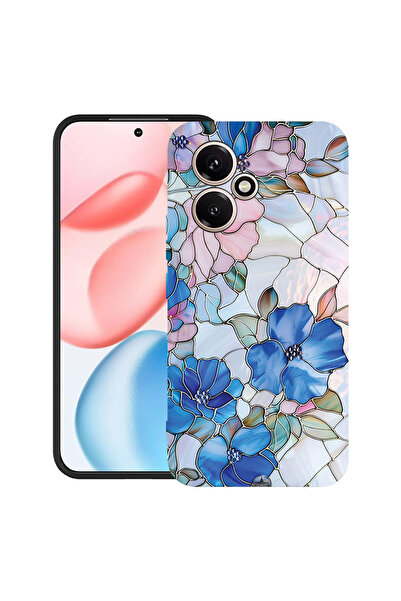 bestcase Υπέρλεπτη Θήκη για Honor 400, Φλοράλ - Βιτρό Ορτανσία, 2060076 B 2081