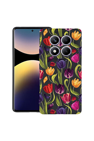bestcase Υπέρλεπτη Θήκη για Xiaomi Redmi Note 14 Pro 4G, Φλοράλ - Σχέδιο Τουλ...