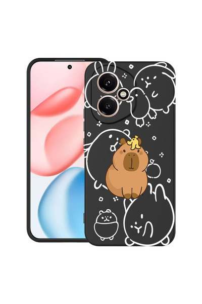bestcase Husă Ultra Subțire pentru Honor 400, Capibara Kawaii cu desene anima...