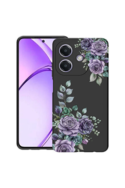 bestcase Husă Ultra Subțire pentru OPPO A40 / A40M / A60 5G, Florală - Roz Pa...