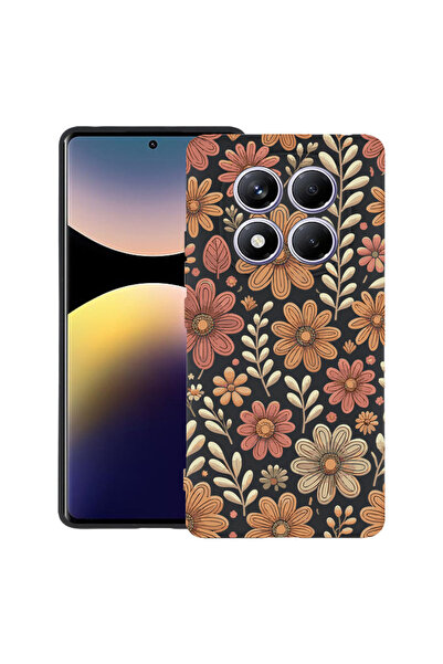 bestcase Υπέρλεπτη Θήκη για Xiaomi Redmi Note 14 Pro 4G, Φλοράλ Αισθητική Φθι...
