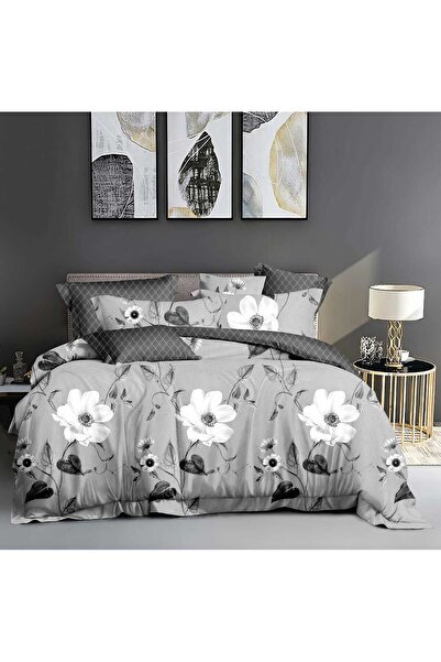 Talo Finet Σετ Λευκών Ειδών Διπλού Κρεβατιού, 6 Τεμάχια με 4 Μαξιλαροθήκες