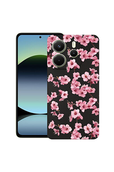 bestcase Υπέρλεπτη Θήκη για Xiaomi Redmi Note 14 5G, Φλοράλ - Αισθητικό Ροζ Κ...