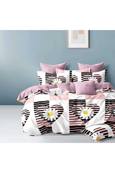 Talo Finet Σετ Λευκών Ειδών Διπλού Κρεβατιού, 6 Τεμάχια με 4 Μαξιλαροθήκες