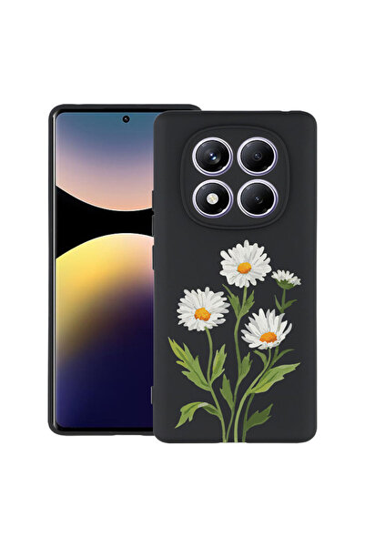 bestcase Υπέρλεπτη Θήκη για Xiaomi Redmi Note 14 Pro 4G, Φλοράλ - Πρεσαριστή ...