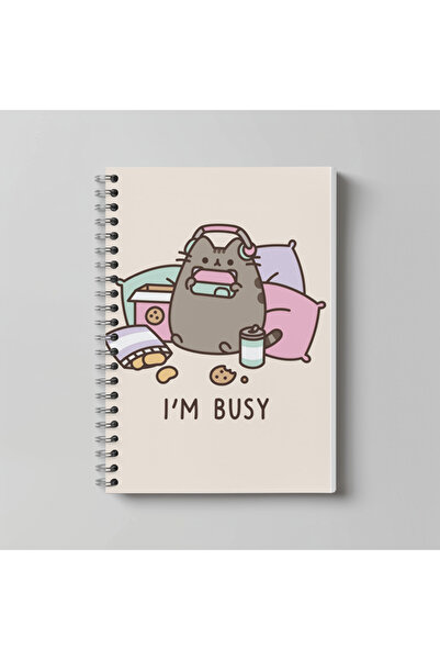 nihonwosekai Τετράδιο Anime Pusheen, μέγεθος Α4, 60 φύλλα, χωρίς γραμμές, με ...