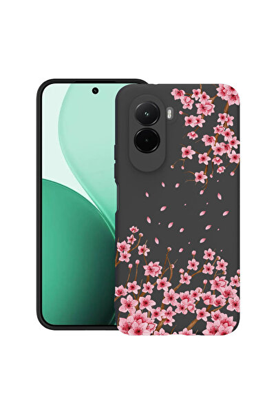 bestcase Υπέρλεπτη Θήκη για Poco M7, Φλοράλ - Ροζ Άνθος Κερασιάς, 3119618 B 2044