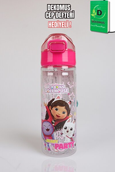 Gabby's Dollhouse LİSANSLI GABBY’S DOLLHOUSE 500 ML TRITAN MATARA "DEKOMUS CE...