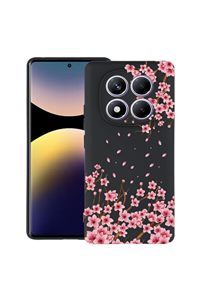bestcase Υπέρλεπτη Θήκη για Xiaomi Redmi Note 14 Pro 4G, Φλοράλ - Ροζ Άνθος Κ...