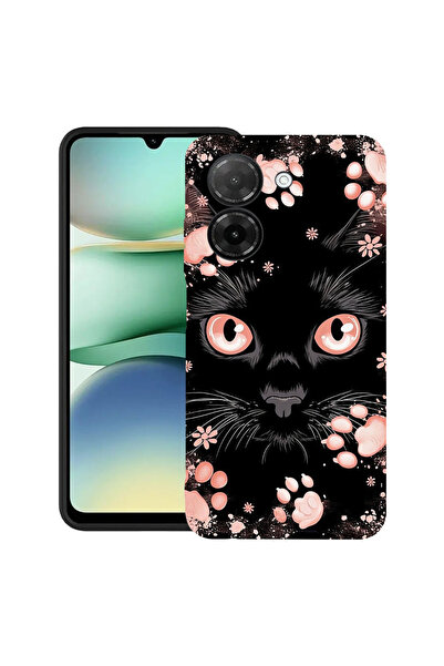 bestcase Υπέρλεπτη Θήκη για Xiaomi Redmi A5 (173mm), Μαύρη Γάτα, 2030991 B 2015