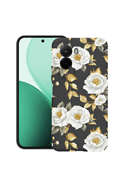 bestcase Υπέρλεπτη Θήκη για Poco M7, Φλοράλ - Αισθητική Χρυσή Καμέλια, 311961...