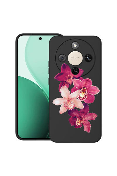 bestcase Υπέρλεπτη Θήκη για Honor Magic 8 Lite / X9d / X70, Φλοράλ - Κόκκινη ...