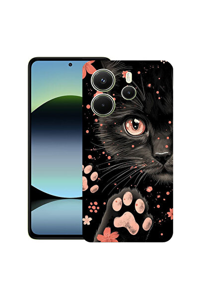 bestcase Υπέρλεπτη Θήκη για Xiaomi Redmi Note 14 4G, Μαύρη Γάτα, 1926342 B 2014