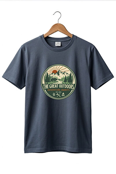onsrawear Unisex Vintage Camping Nature the Great Outdoors Adventurer Bear Pr...