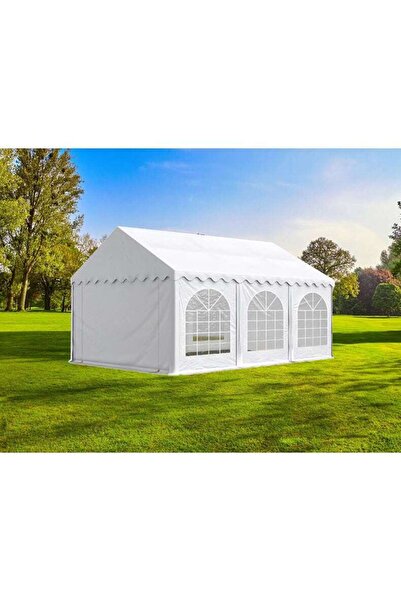 ECO Σκηνή Εκδηλώσεων / Σκηνή Πάρτι, 3 x 6 μ., Διαφανές + Λευκό, 6 Τοιχώματα, ...