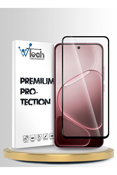 Wtech Oppo A6 Pro 5G 2025 Premium E2E Series Full Glue Full Cover Tempered Gl...