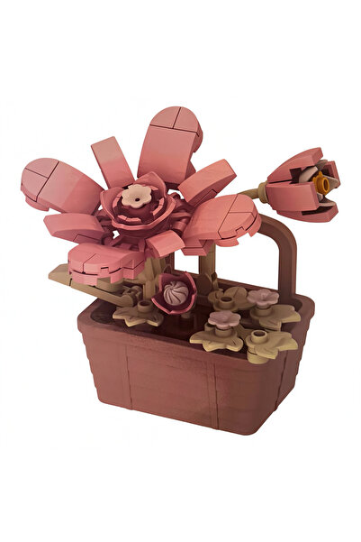 Universul Jucăriilor Σετ Κατασκευής με Μίνι Τουβλάκια – Διακοσμητικό Άνθος Αζ...