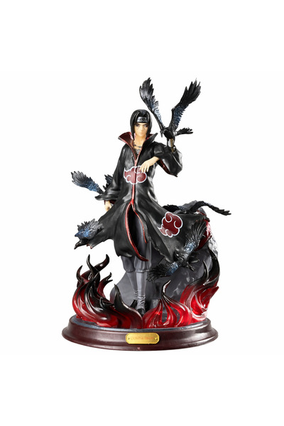 OEM Ιτάτσι Ούτσιχα Ακατσούκι Φιγούρα Ναρούτο με Κοράκια και Βάση Φλόγας, Συλλ...