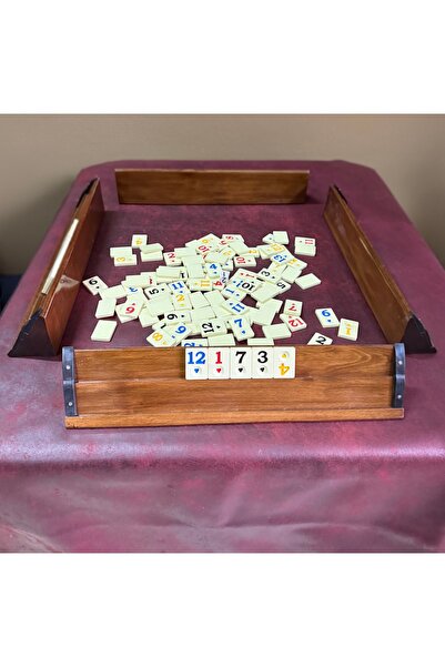 kahvehaneciler Walnut Wood Okey Set
