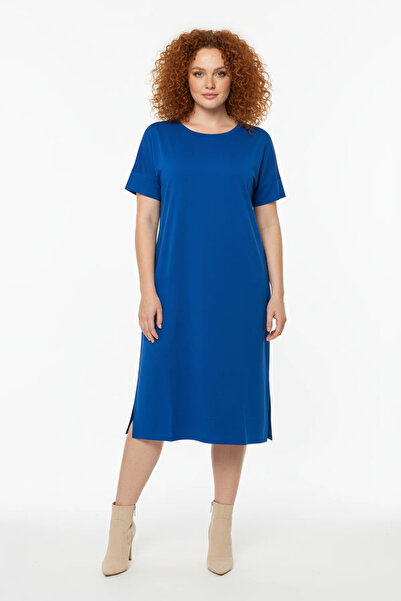 Shape Of You Φόρεμα με σχισμή Crew Neck