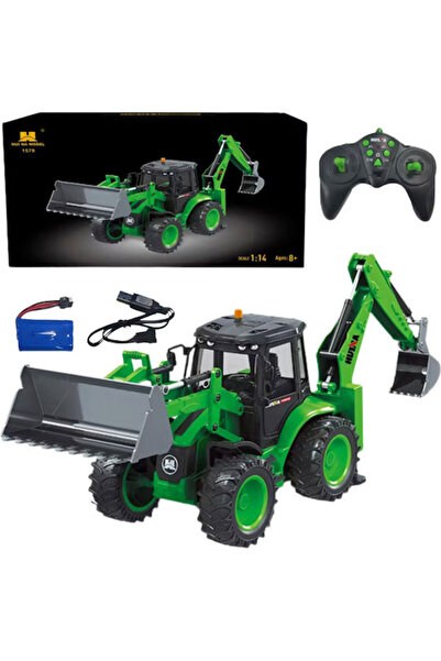 Huina Τηλεκατευθυνόμενος Εκσκαφέας Φορτωτής RC Φώτα Ήχος Πρά