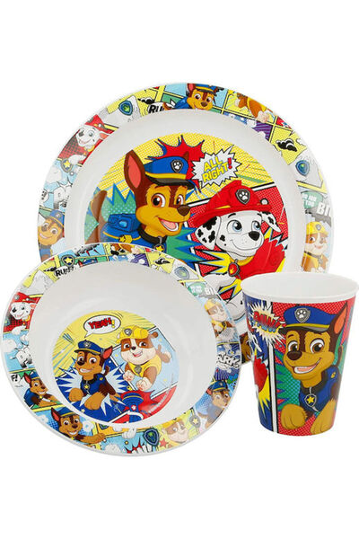 Stor Σετ Φαγητού Paw Patrol από Πλαστικό Πολύχρωμο 3τμχ
