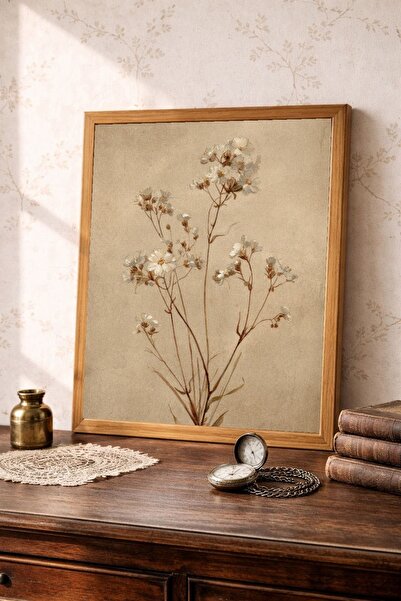 Tuba Decor Επιτραπέζια ζωγραφική σε ξύλινο πλαίσιο ενιαίου τεμαχίου, vintage ...
