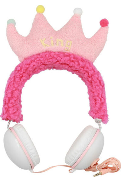 OEM Gjby King Ενσύρματα Ακουστικά Επί του Αυτιού Ροζ