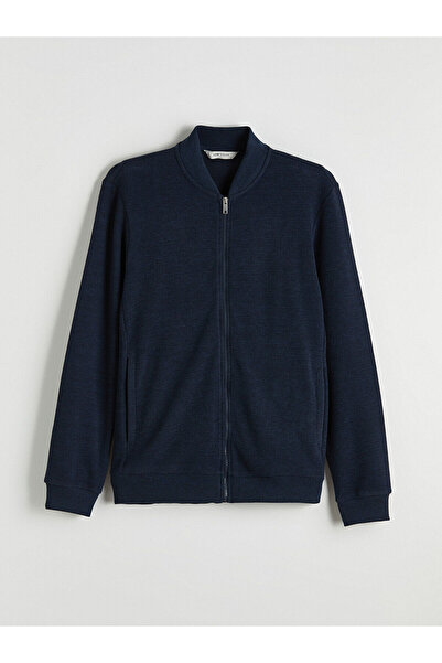 LC Waikiki Vizyon New Season Mock Neck Men's Zippered Sweatshirt