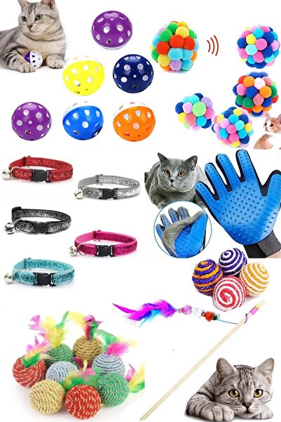 Empressco Pamepaw Cat Toy and Grooming Set 7 Pieces