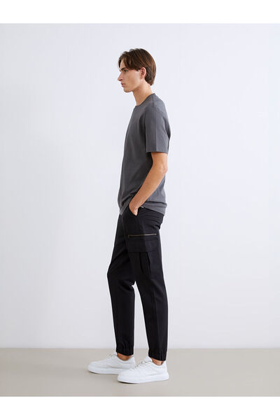 LC Waikiki Nevavm Slim Fit Men's Cargo Pants with Difference