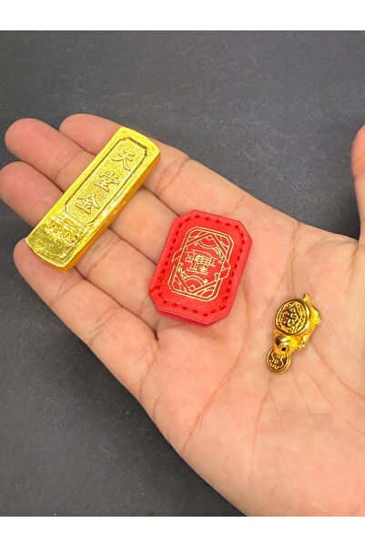 gemsartdeco Fengshui Bereket Külçesi ve Para Kaplumbağası