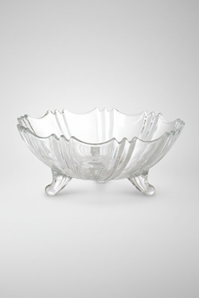 İpek Porselen Γυάλινη Φρουτιέρα με Πόδια 22x9 εκ. – Κομψό Διακοσμητικό Πιάτο ...