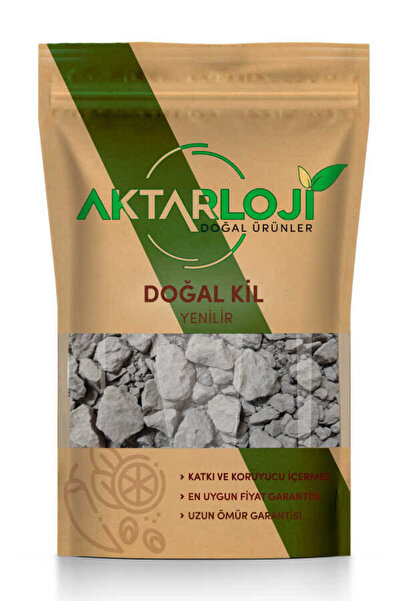 aktarloji 100 Gr Doğal Tane Kil Yenilir Taş Kil Yeşil