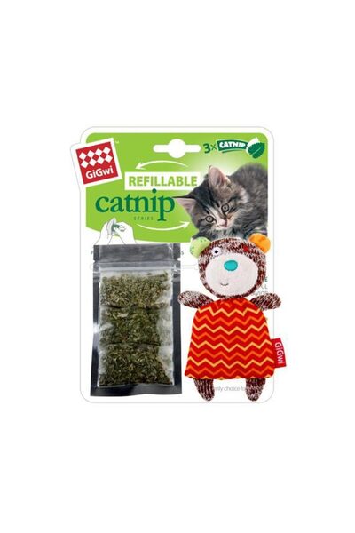 7057 Catnipli Ayı Kedi Oyuncagı