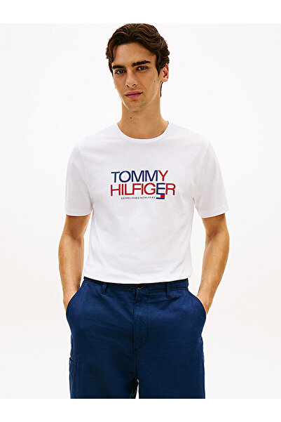 Tommy Hilfiger Men's Brand Love Big Text T-Shirt