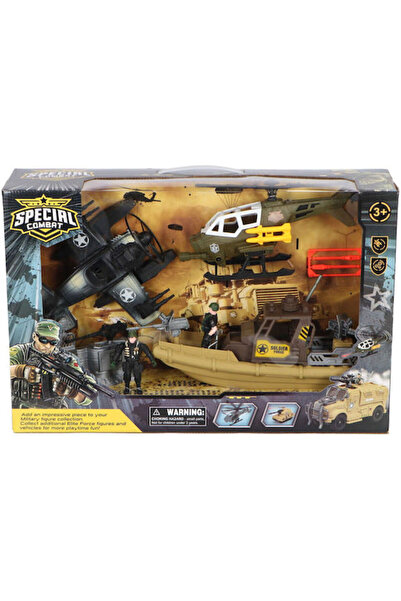 Jollity Στρατιωτικά παιχνίδια Φιγούρες Combo Σετ Σκάφος, Αεροπλά