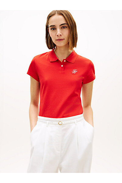 Tommy Hilfiger Women's Th Slim Polo T-Shirt