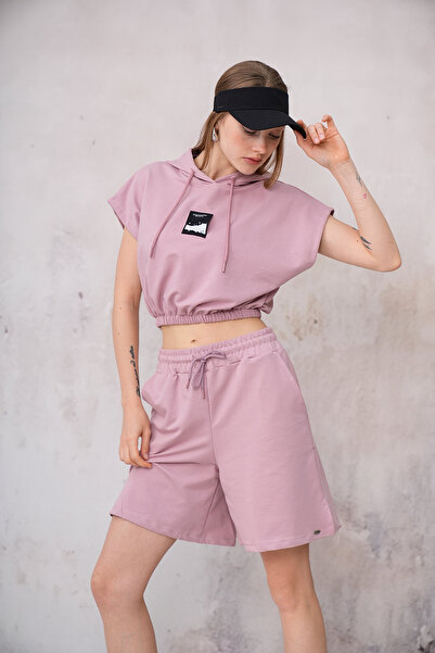 PONÇİK Women's Sports Shorts Set 25069